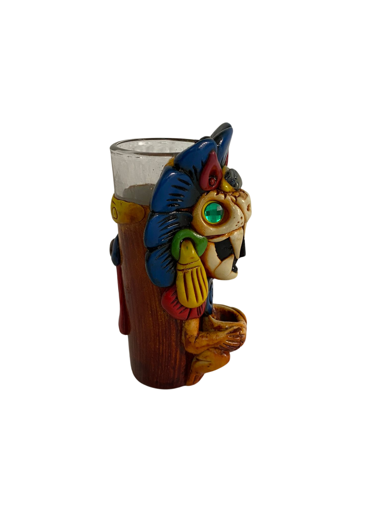 Juego Tequilero Figura Prehispánica