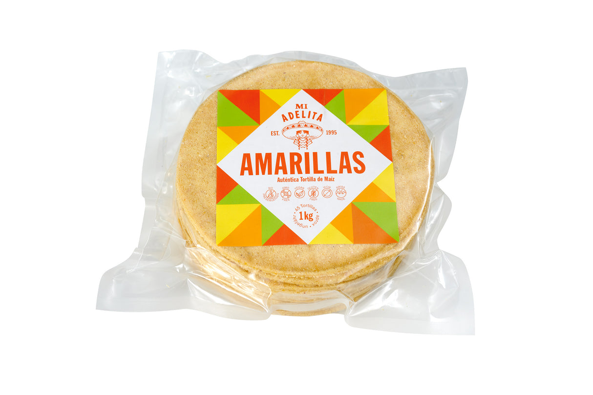 1 kg - Tortillas de Maiz Amarillo MI ADELITA