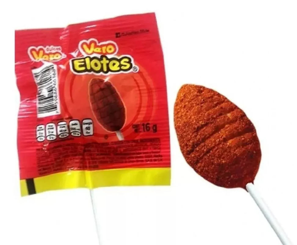 Paleta Elote con chile  de Vero