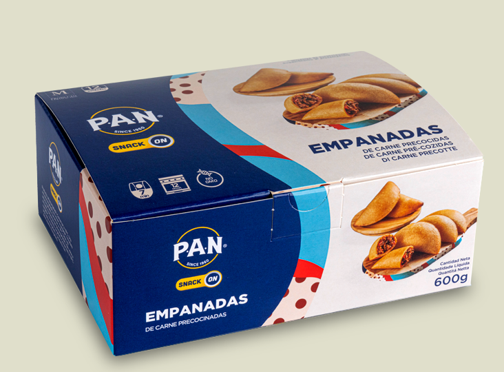 Mini empanadas de carne P.A.N. SNACK ON