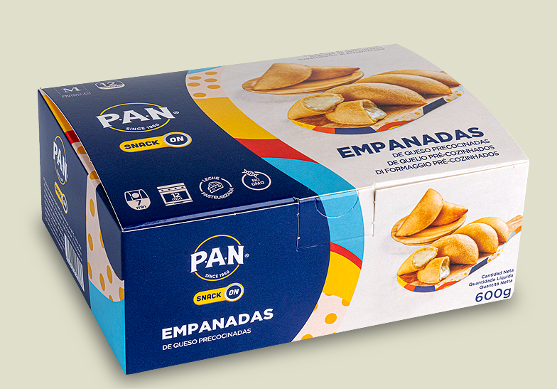 Mini empanadas de queso P.A.N. SNACK ON