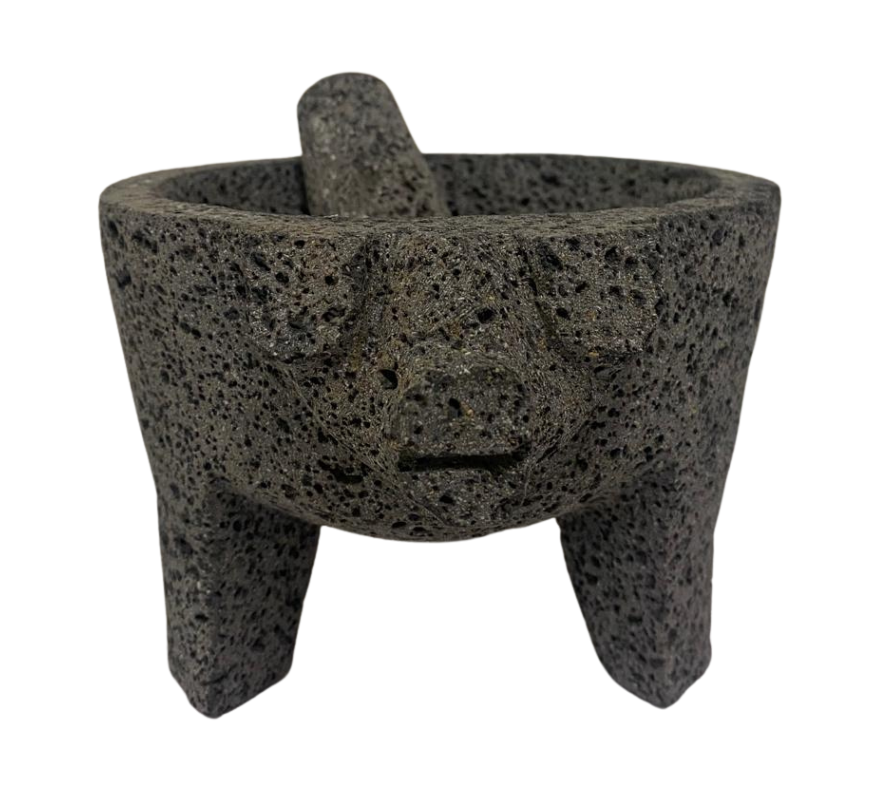 Molcajete de piedra volcánica Mediano 17cm  #6