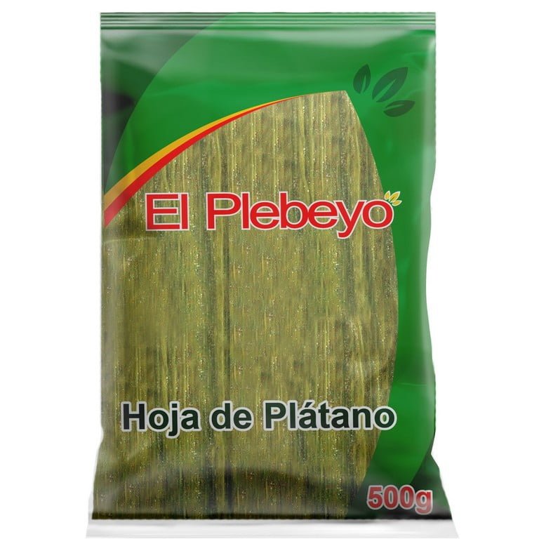 Hoja de Plátano Congelada 500 g EL PLEBEYO