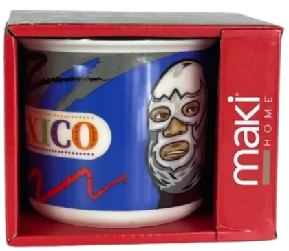 Taza Luchadores Porcelana - MAKI