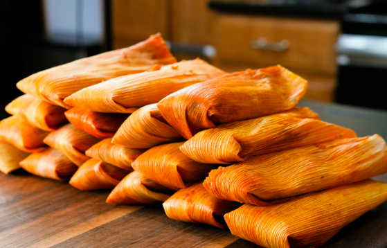 Tamales de Nopal con Salsa Verde 3 piezas