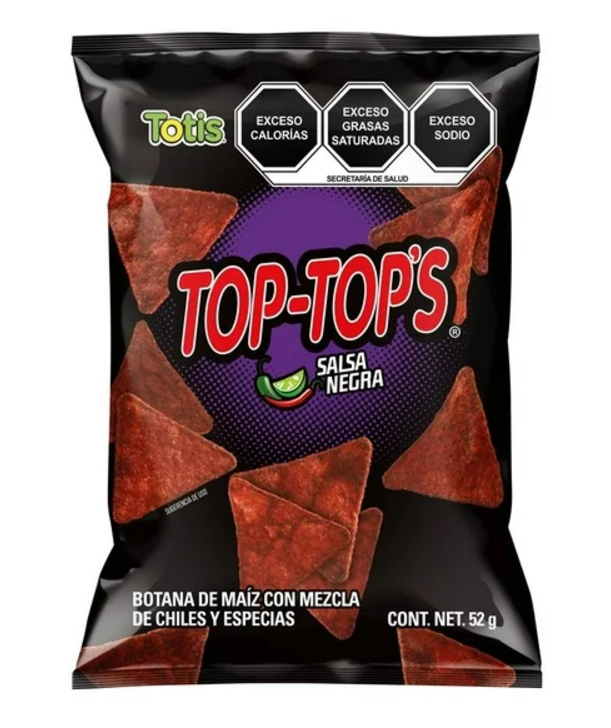 Chips Top Tops Salsa Negra  52g - TOTIS