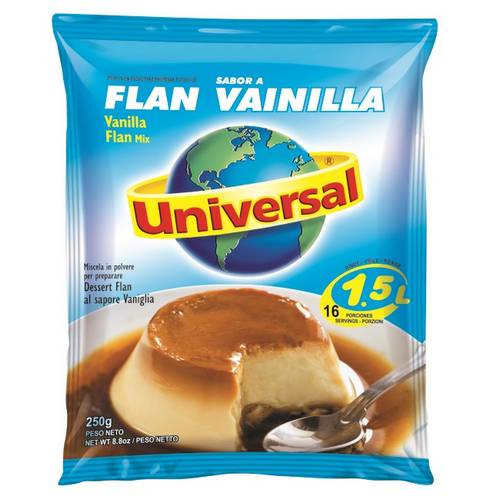 Flan de Vainilla 250 gr UNIVERSAL