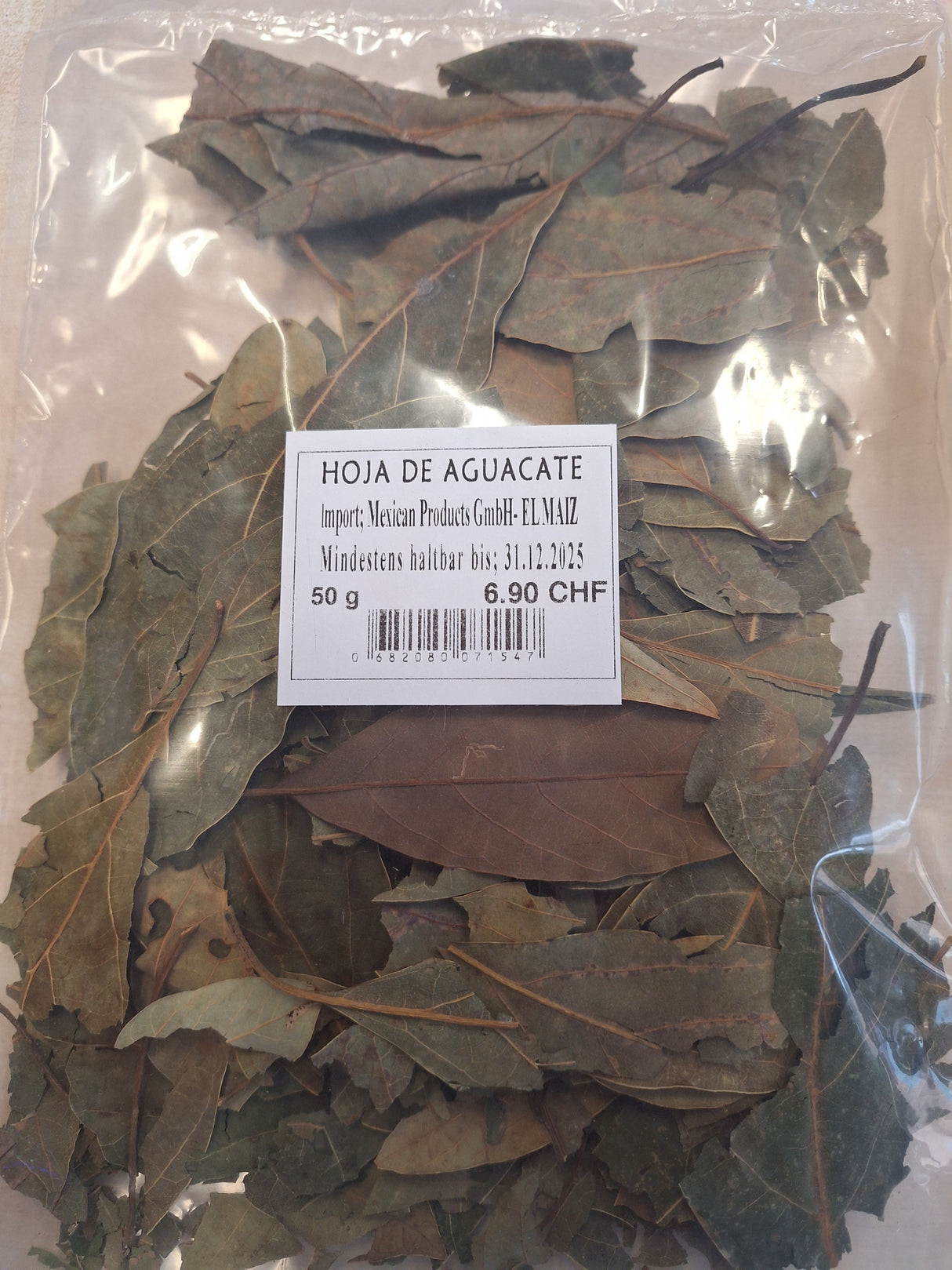 Hoja de aguacate 50 g EL MAIZ