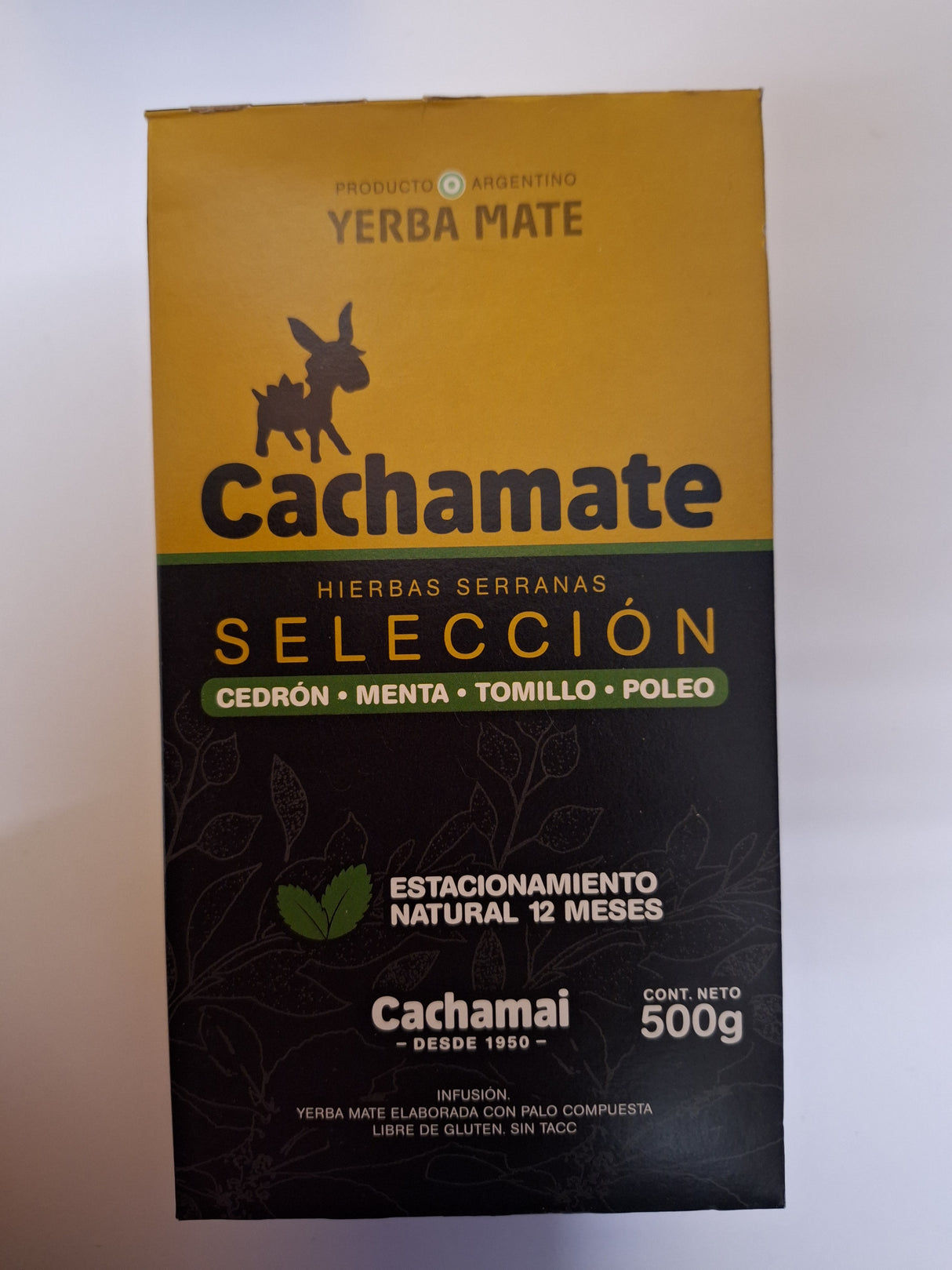 Hierbas Serranas 500 g - Selección  (Cedrón-Menta-Tomillo-Poleo) CACHAMATE