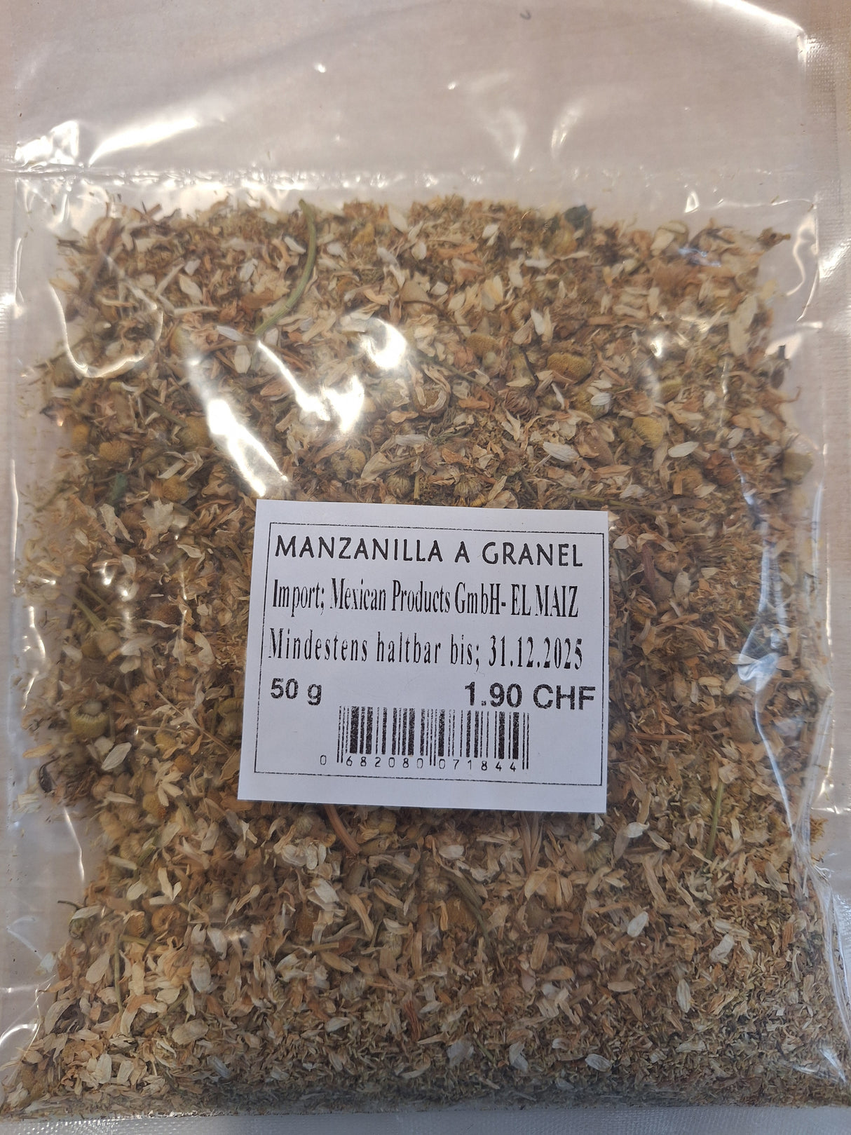 Flor de manzanilla a granel 50 g EL MAIZ