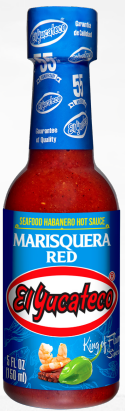 *Salsa Habanero Marisquera roja 150 ml - EL YUCATECO