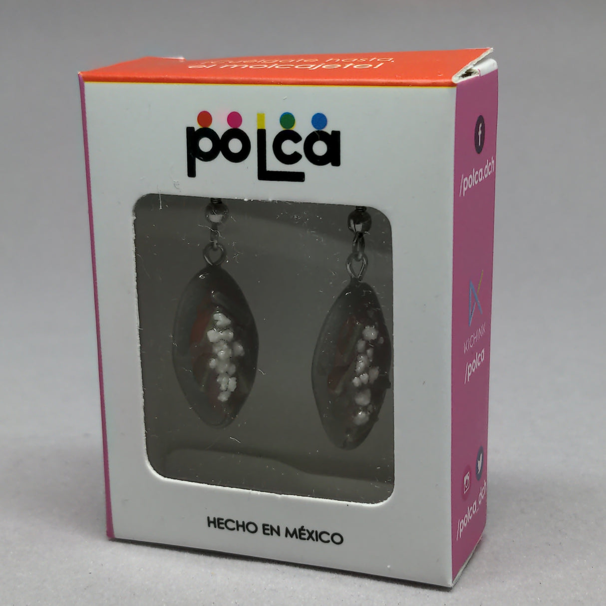 Aretes de Tlacoyo de Frijol negro POLCA