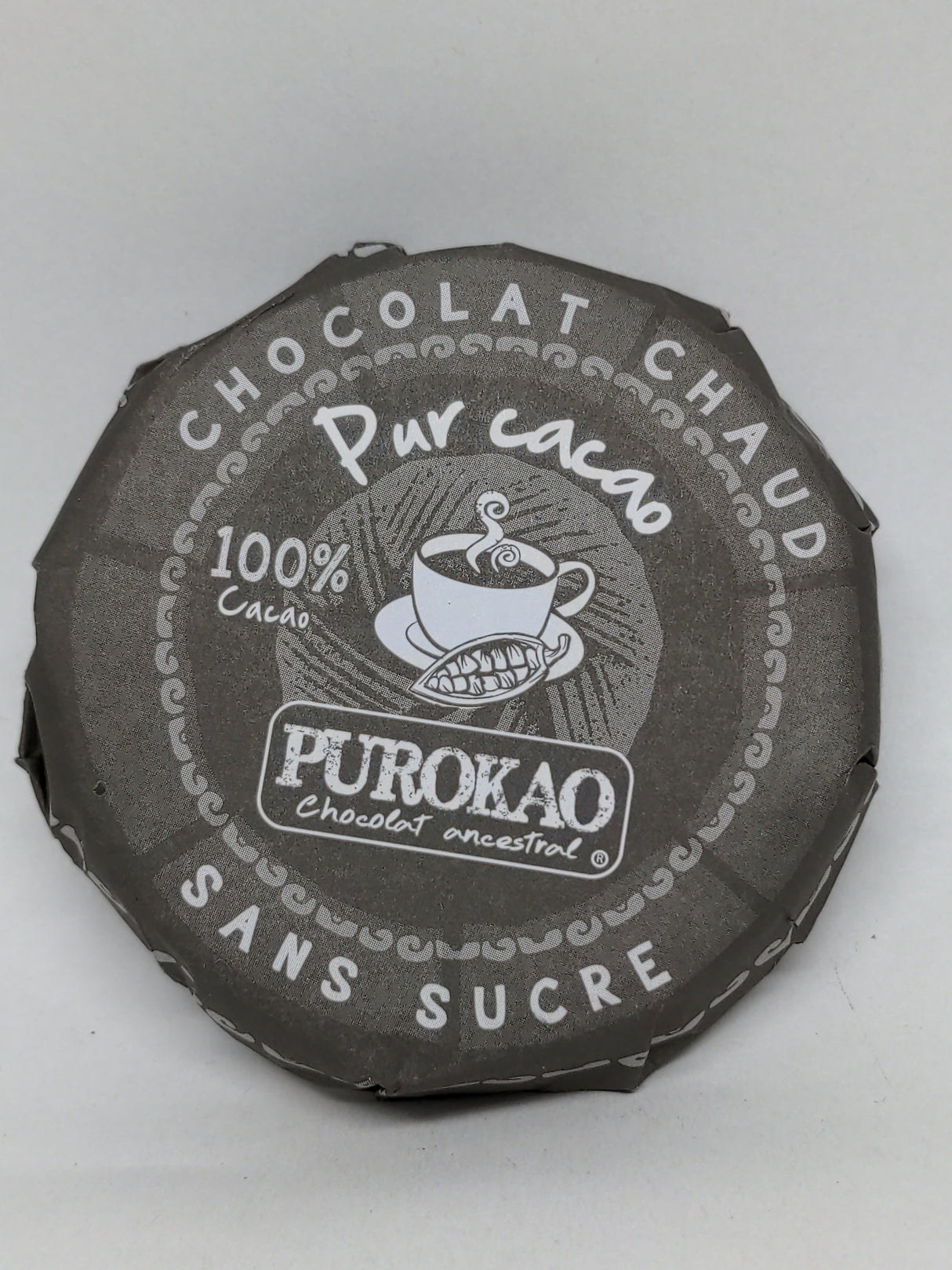 Chocolate a la mexicana CACAO100% disco de 60 gr PUROKAO