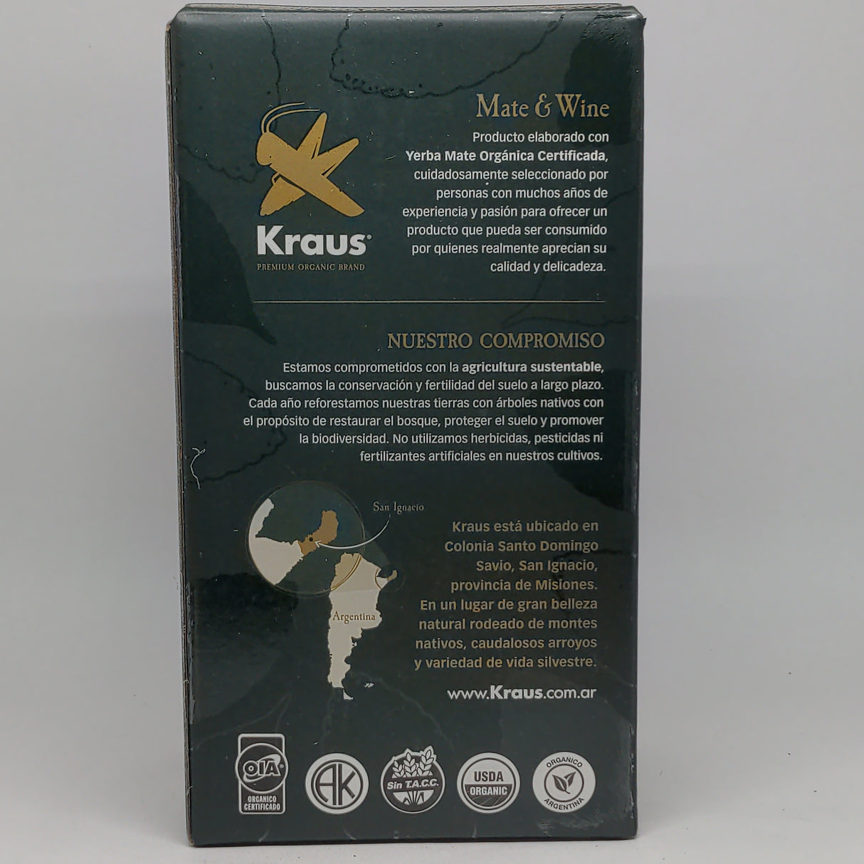 Yerba Mate GOURMET Organica 500 gr - KRAUS