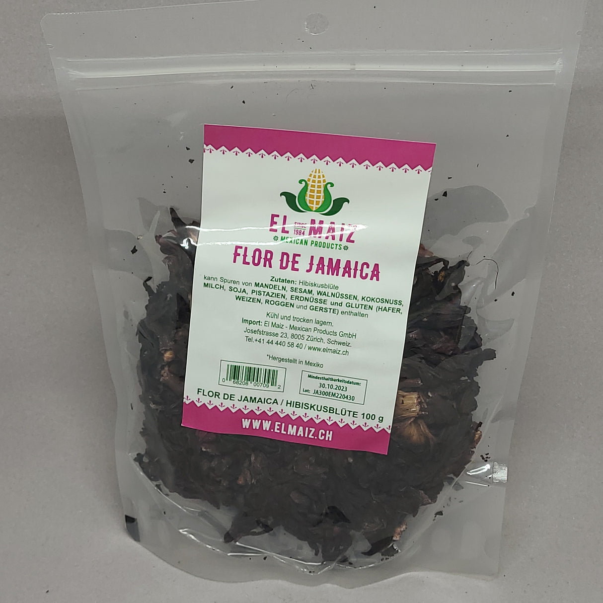 Flor de Jamaica 100g - EL MAIZ