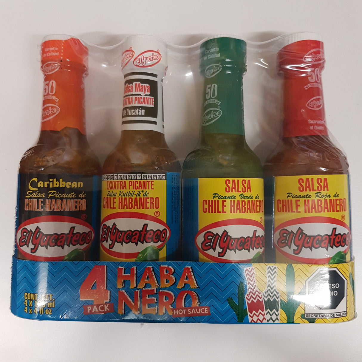 %% Descuento%% Salsas de Chile Habanero  120 ml EL YUCATECO