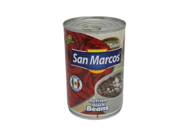 *Frijoles Refritos Negros 430g SAN MARCOS