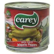 *Chiles Jalapeños Enteros 198 g CAREY